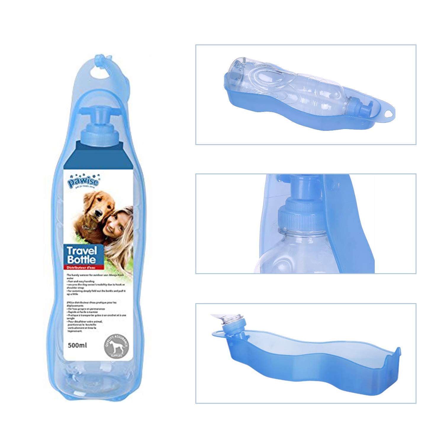 Portable Foldable Travel Water Bottle for Dogs